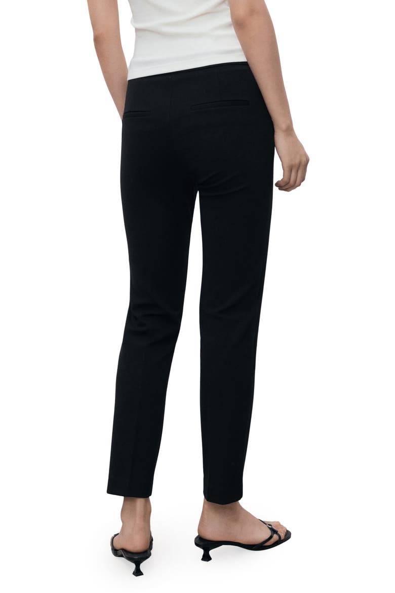 Straight Leg Pants, Alternate, color, BLACK