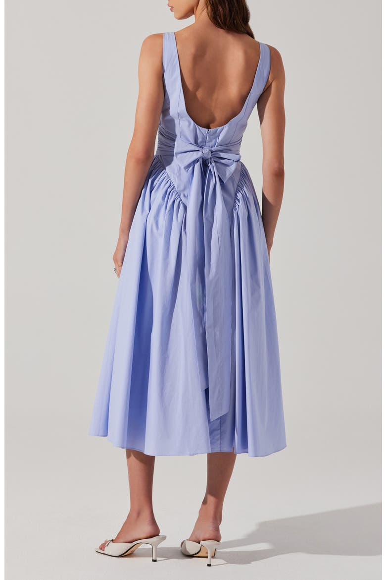 Vinya Cotton Dress, Alternate, color, PERIWINKLE BLUE