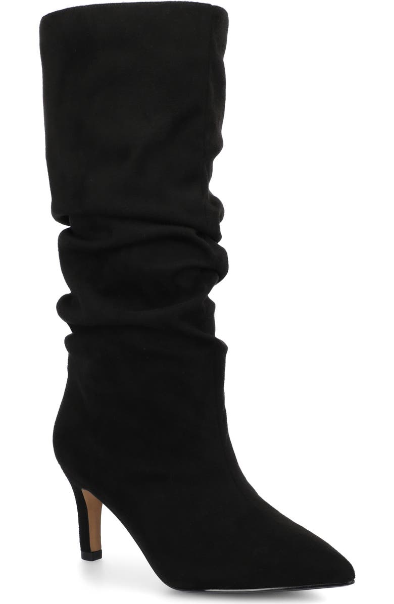 Journee Collection Sonnet Knee High Boot, Main, color, Black