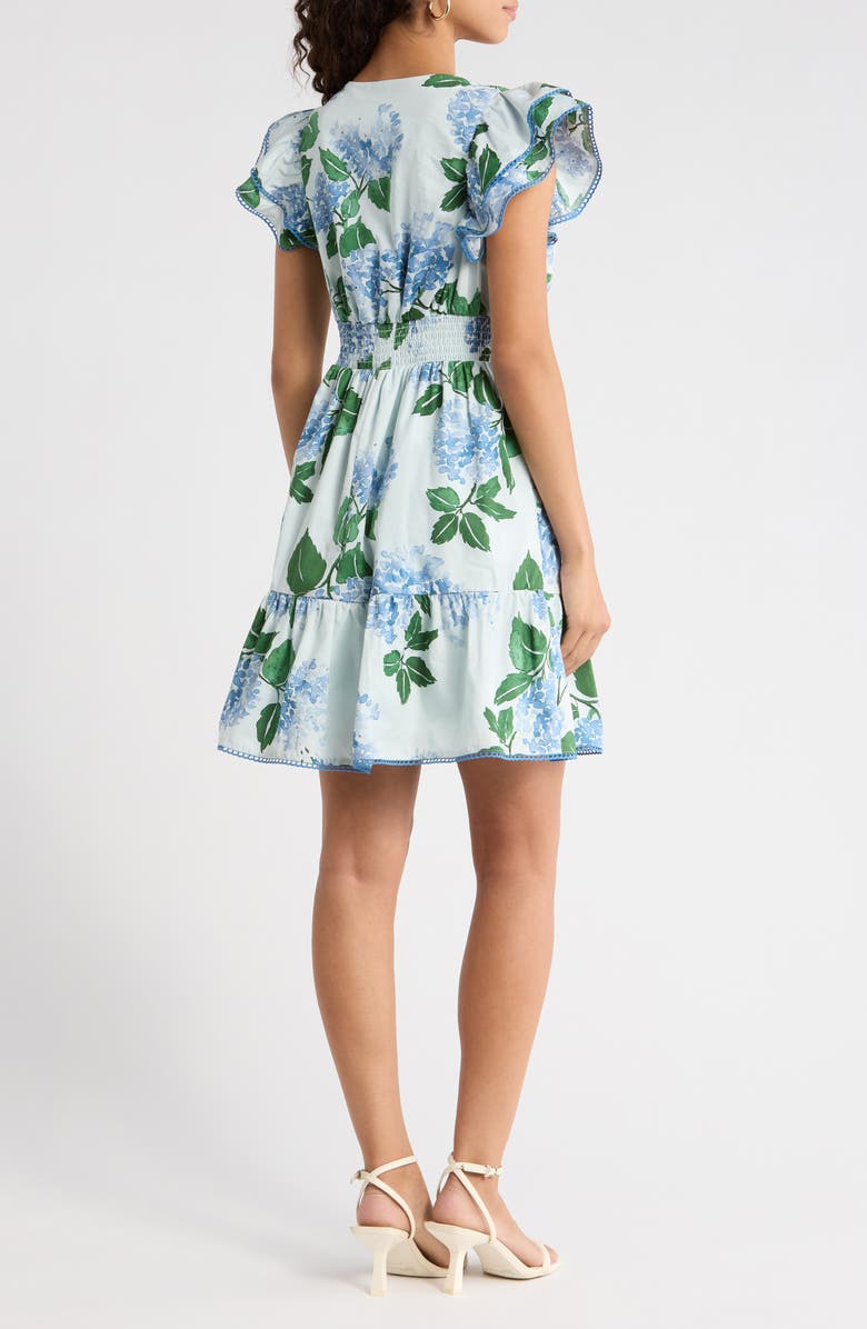 SUGARLIPS Mirla Floral Ruffle Minidress, Alternate, color, 