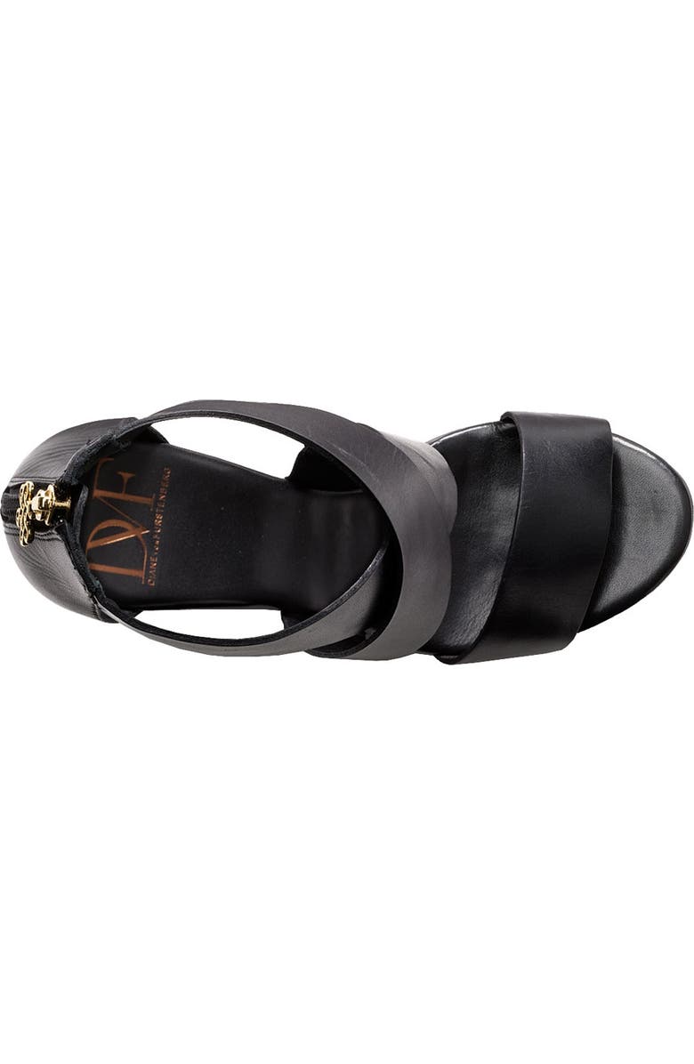 Diane von Furstenberg 'Opal' Wedge Sandal, Alternate, color,