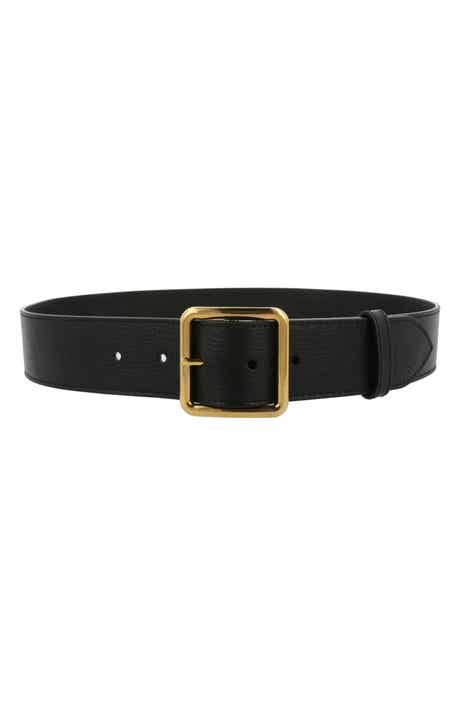Alexander McQueen Puma Wide Leather Belt