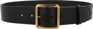 McQueen Wide Leather Belt
