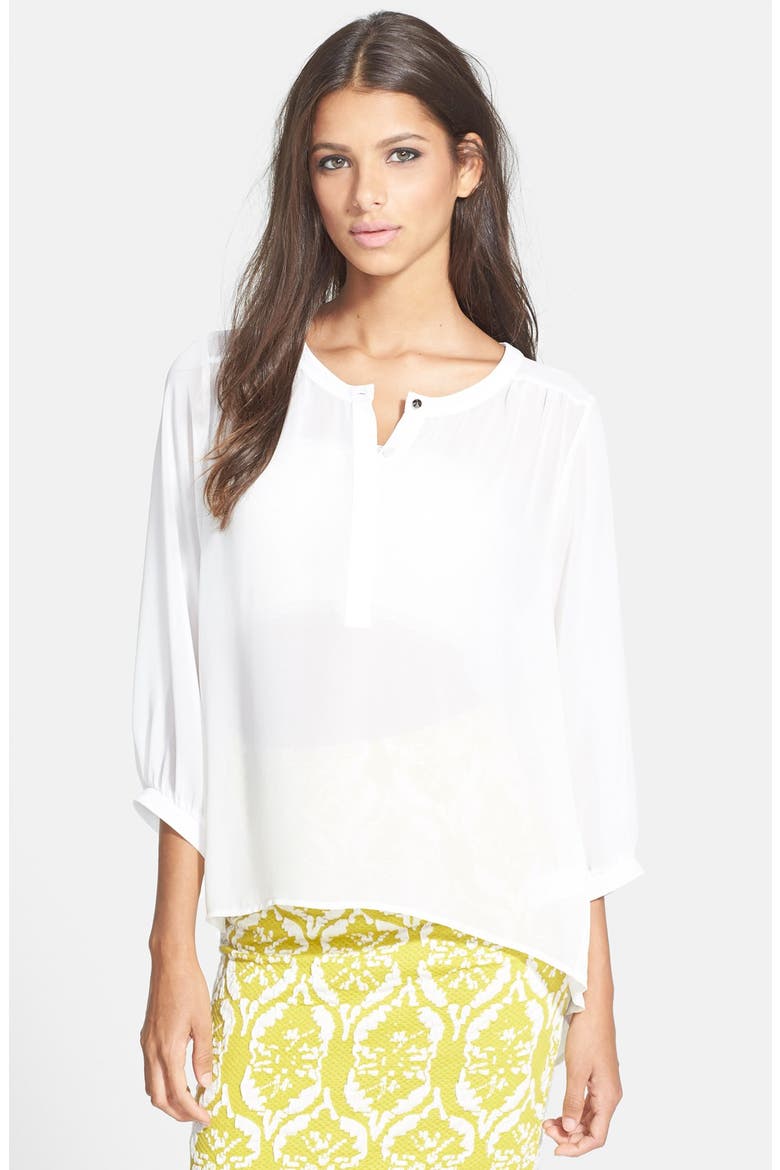 ASTR High/Low Blouse, Main, color, CREAM