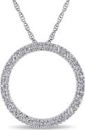 Julianna B. Diamond Circle Of Life Necklace 10k