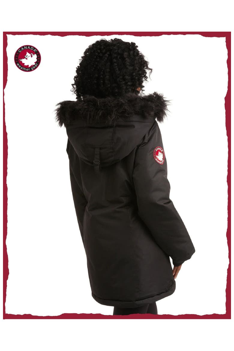 Women's Long Winter Jacket, Alternate, color, Black
