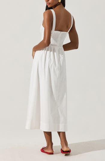 Plissé Maxi Dress