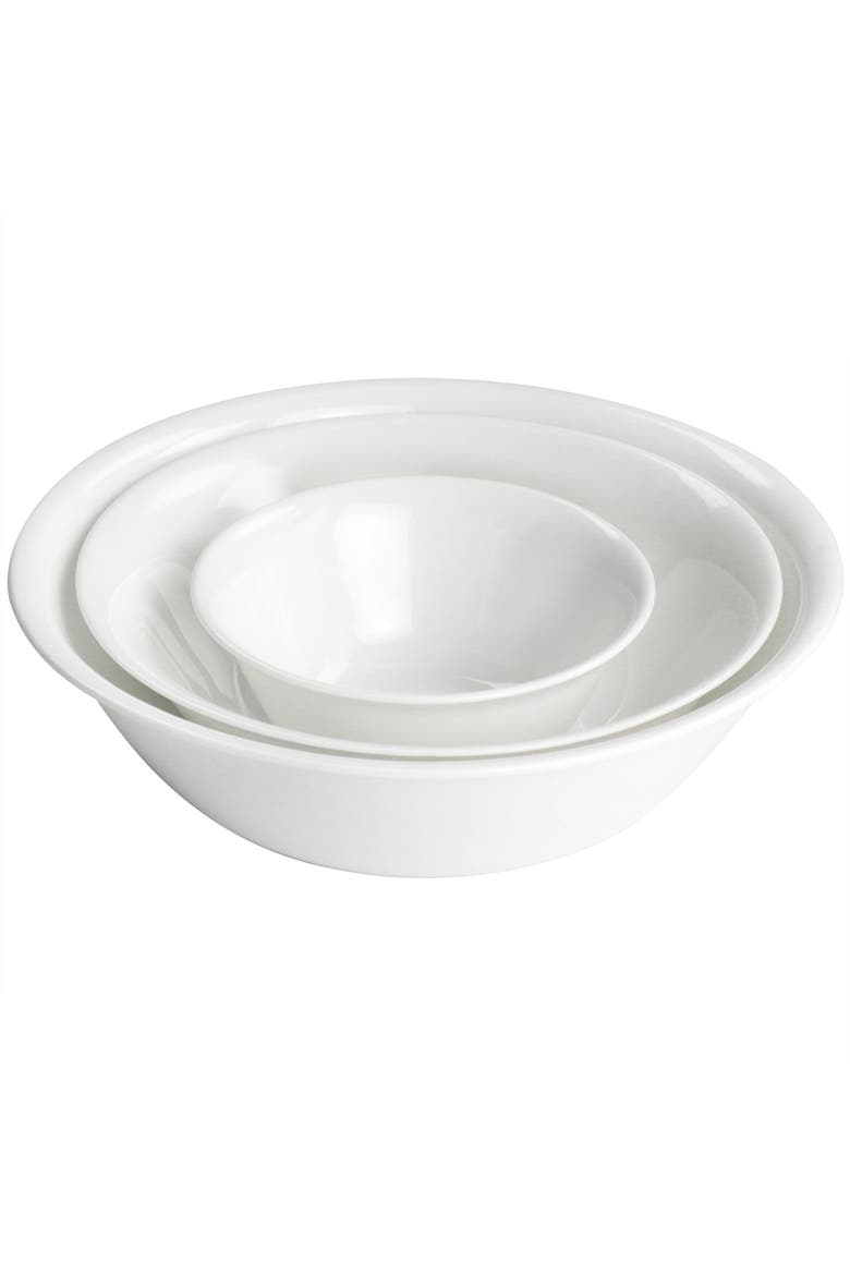 36 Piece Tempered Opal Glass Combo Dinnerware Set, Alternate, color, White