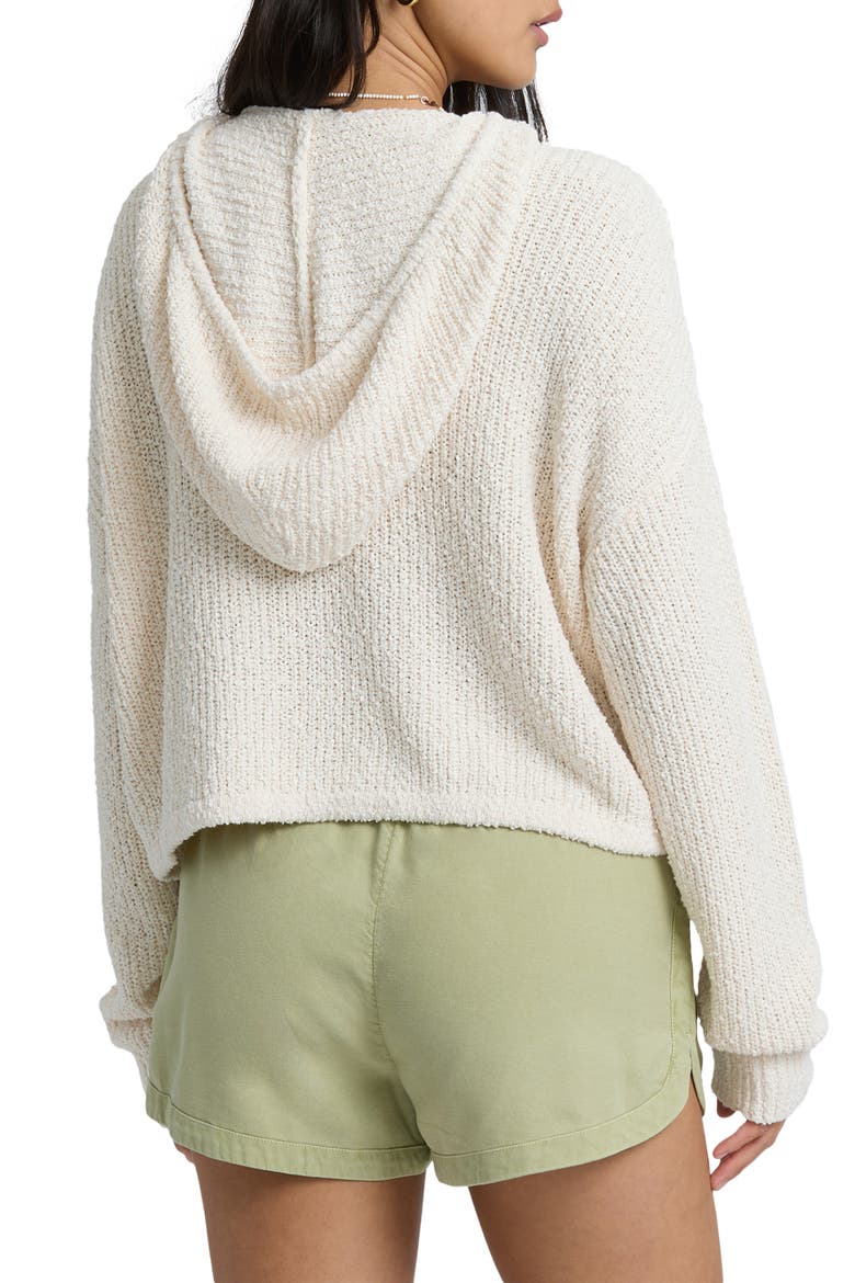 Hot Beachin' Hooded Sweater, Alternate, color, WHITE CAP