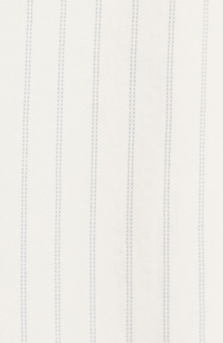 Theory Stripe High-Low Button-Up Shirt, Alternate, color, Rice Multi