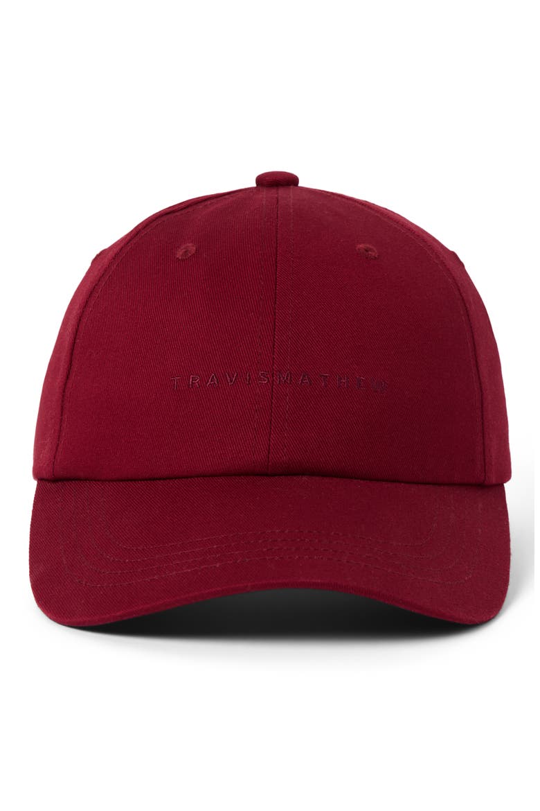 The Dad Cotton Baseball Cap, Alternate, color, CABERNET