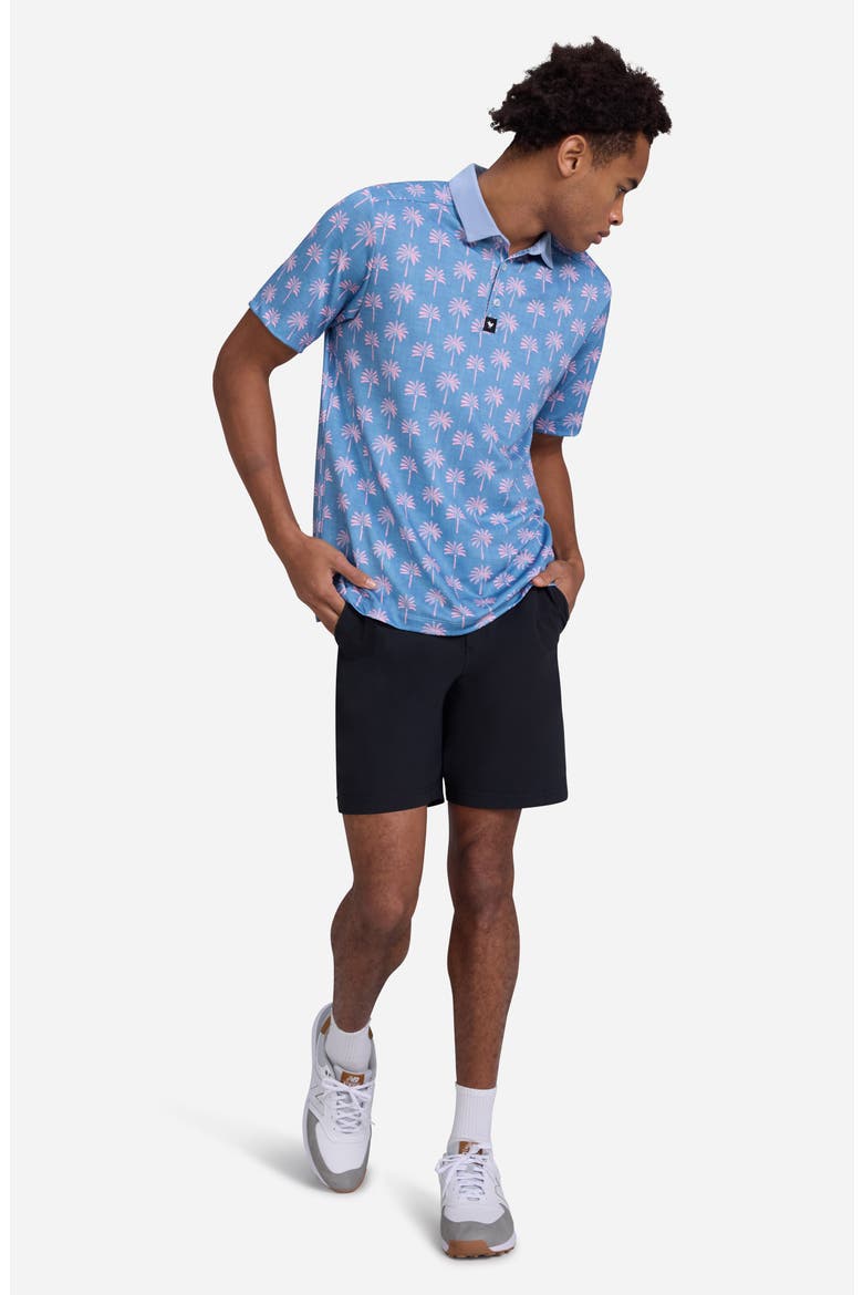 Piqué Performance Golf Polo, Alternate, color, HAVANA