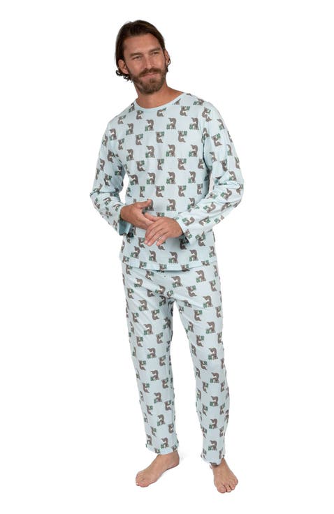 Men's Loose Fit Cotton Matching Family Pajamas, Fun & Character Themes