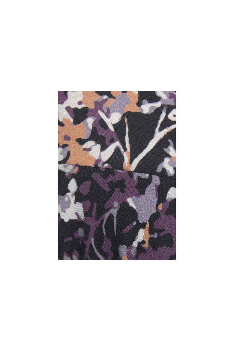 Floral Print Skort, Alternate, color, Black Multi