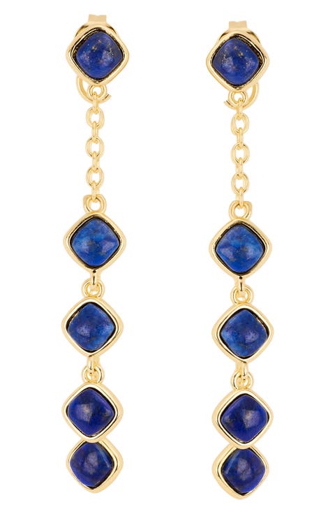 Front-Back Chain Drop Earrings