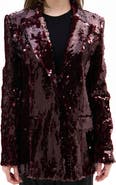 AZALEA WANG Dubai Sequin Blazer