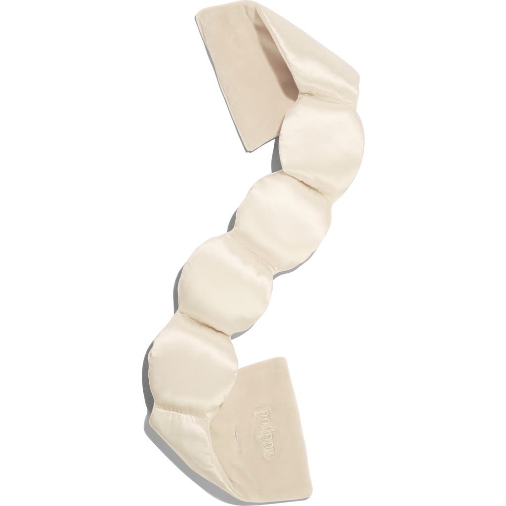 NODPOD Silk & Velvet Weighted Sleep Mask in Pearl  product