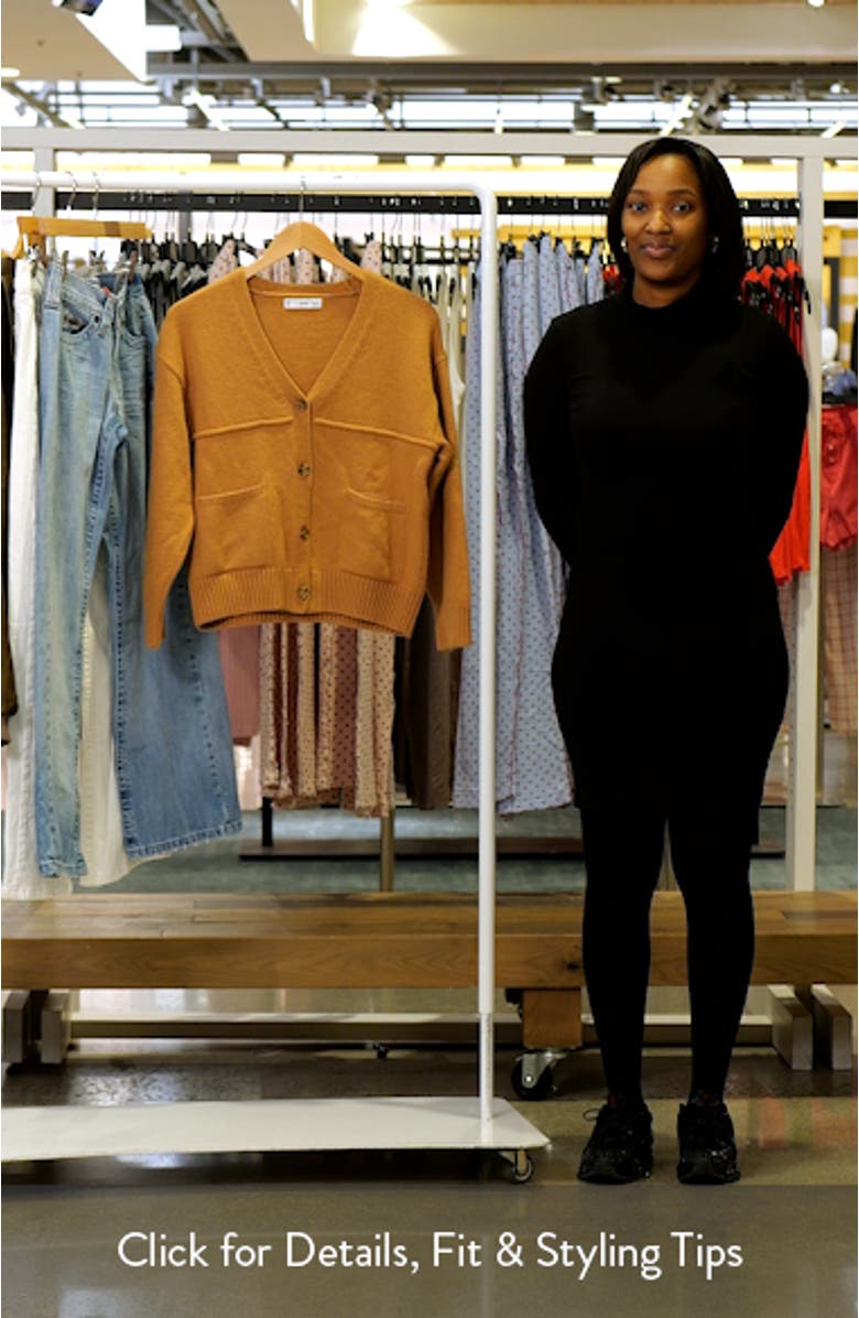 Patch Pocket V-Neck Cardigan, sales video thumbnail