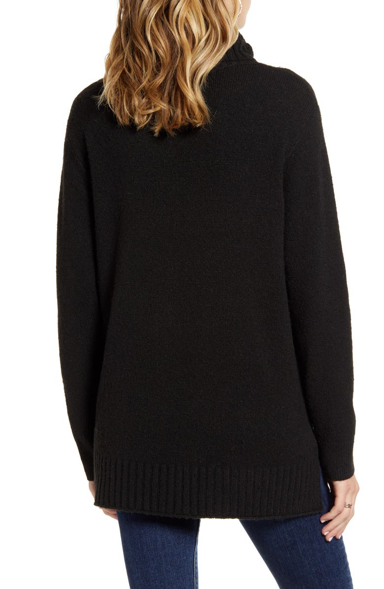 BP. Longline Turtleneck Sweater, Alternate, color,