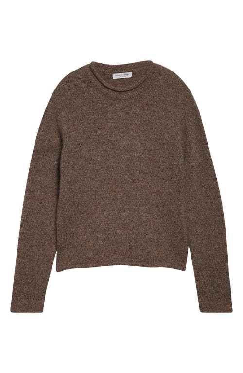 Johnstons Of Elgin Cashmere-silk Brushed Oversized Sweater In Brown
