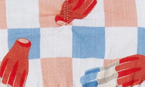 ANDY & EVAN ANDY & EVAN ICE POP CHECK COTTON SUNDRESS & BLOOMERS 