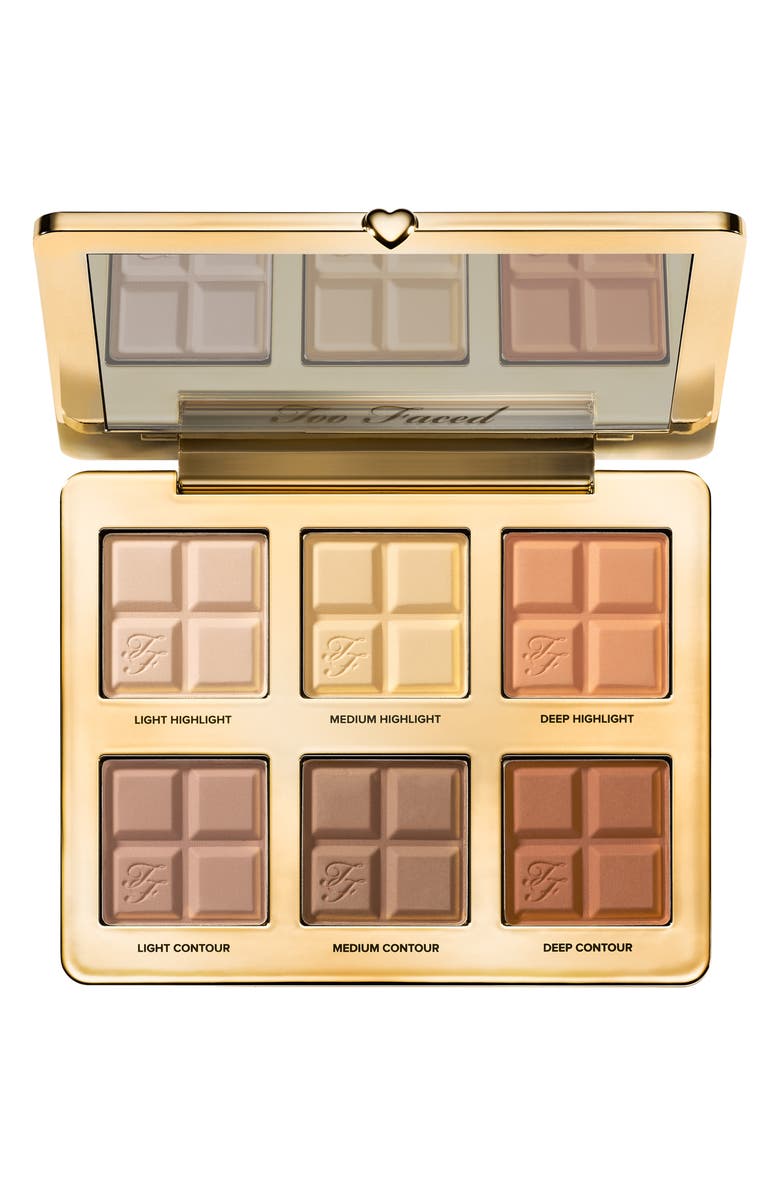 Too Faced Cocoa Contour Contouring and Highlighting Palette, Main, color,