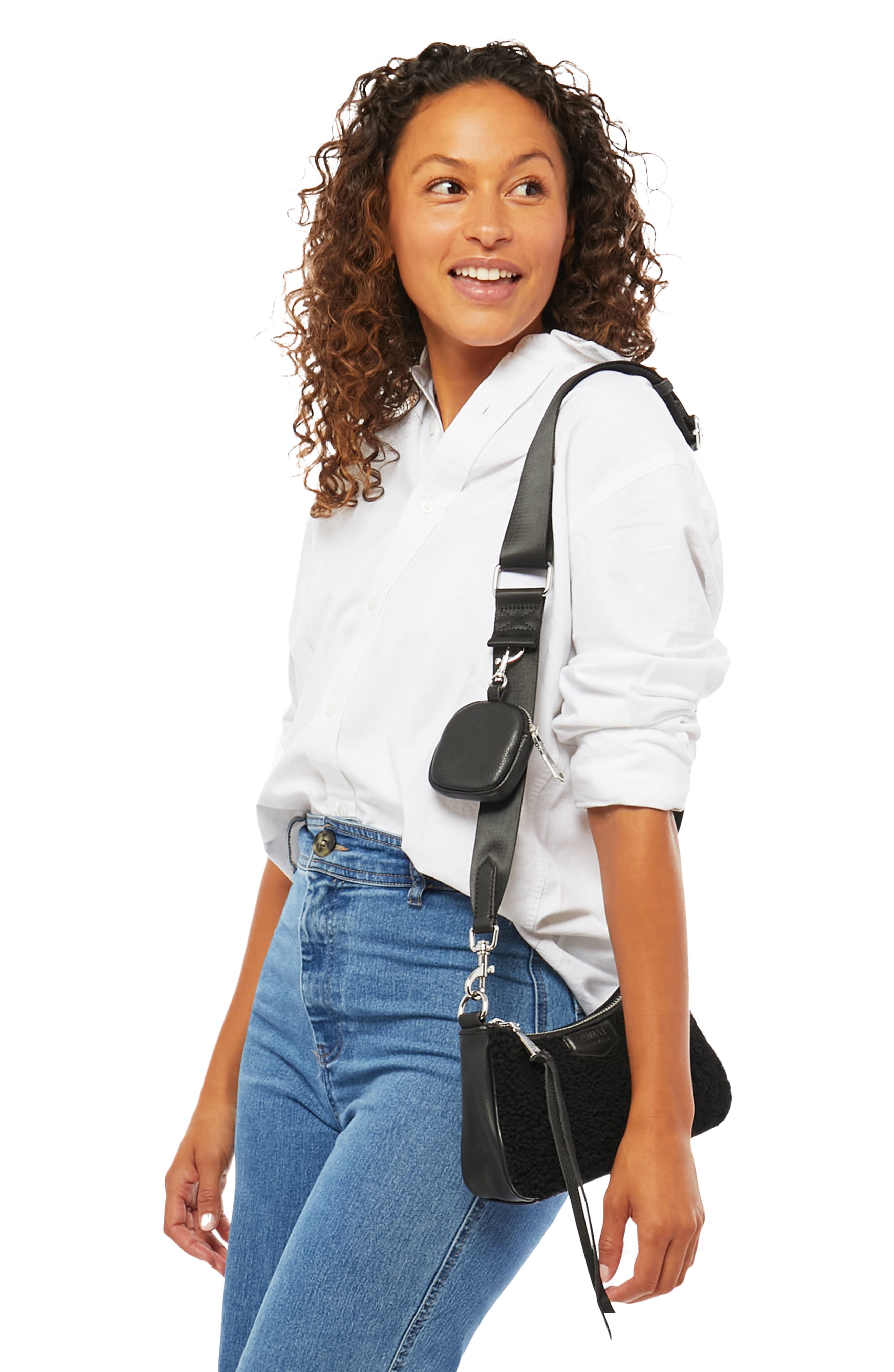 Aimee Kestenberg Topaz Leather Crossbody with Pouch, Alternate, color, 