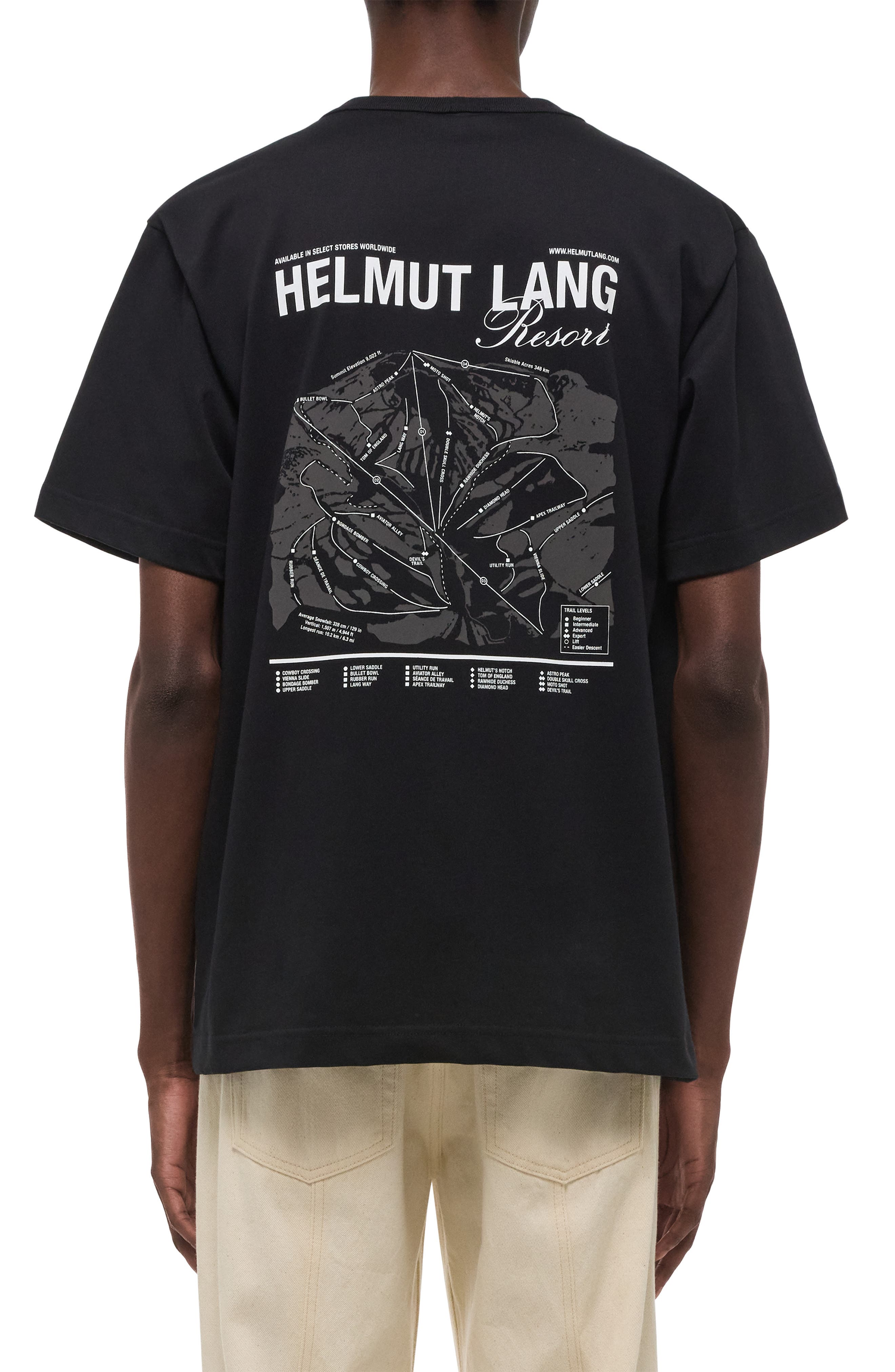Ski Map Graphic T-Shirt - image 2