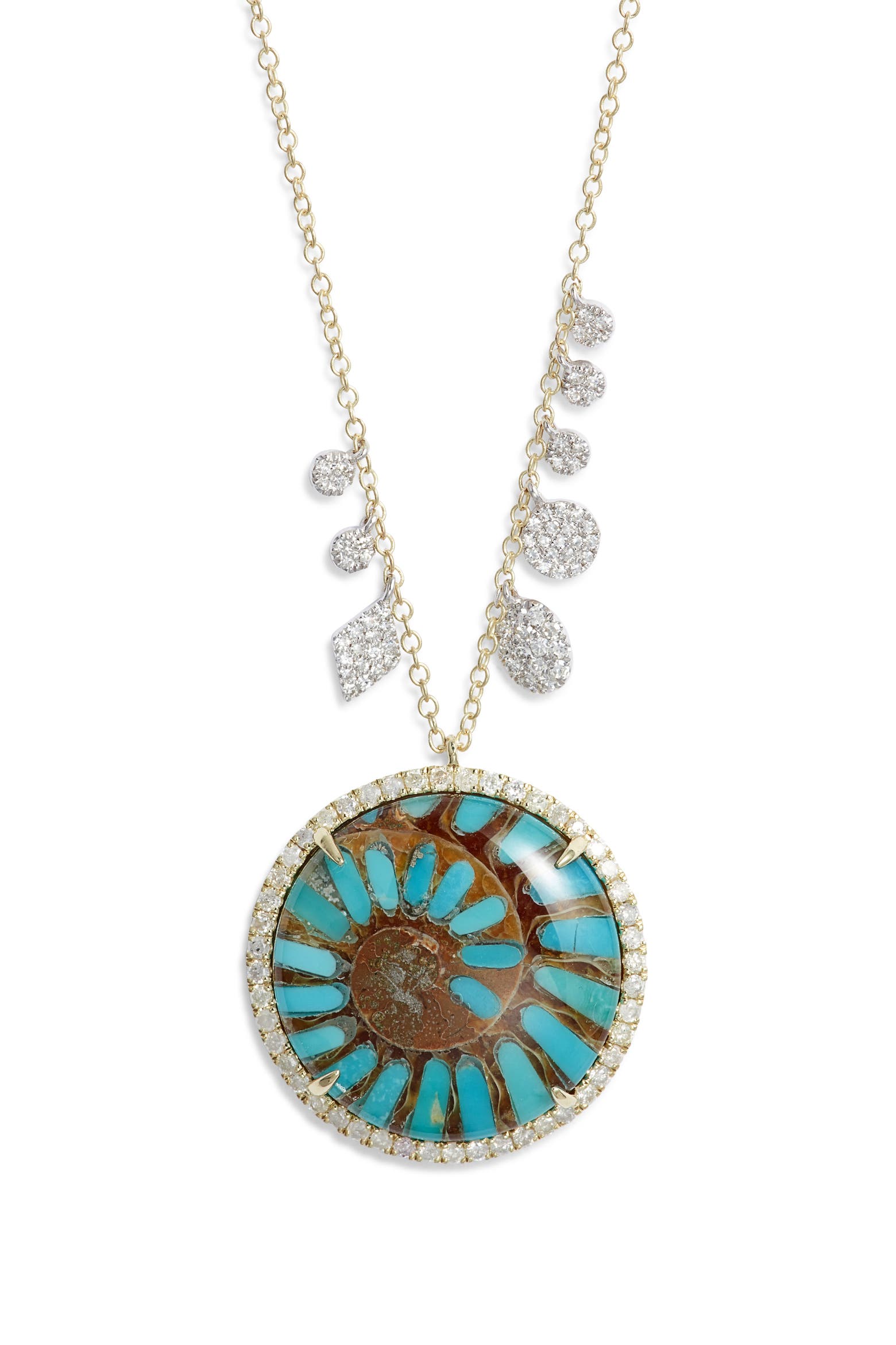 Metalic Inlay Meira T Amazonite Inlay Pendant Necklace (Women) | Nordstrom