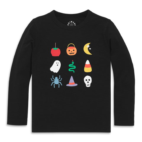 Kids Long Sleeve Halloween Treats Tee