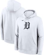 Nike Men's Nike White Detroit Tigers Logo Club Hoodie