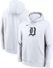 Nike Men's Nike White Detroit Tigers Logo Club Hoodie