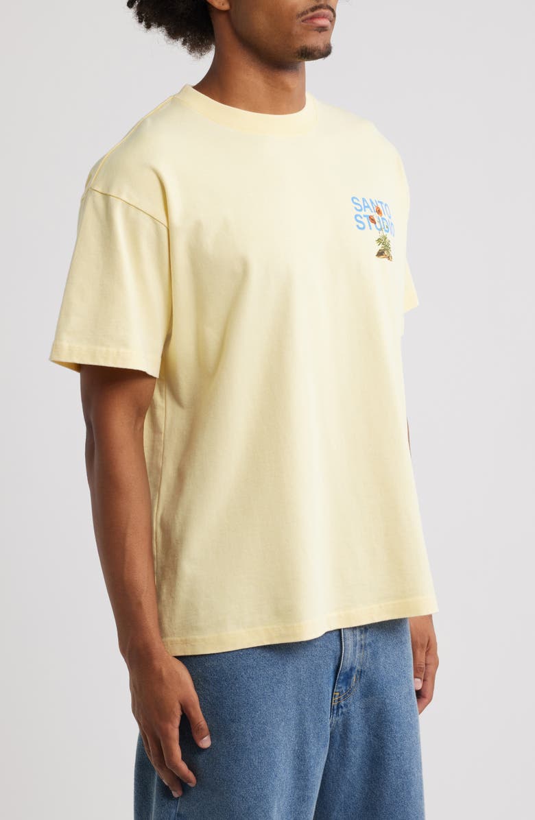SANTO STUDIO Rooted in Love Cotton Graphic T-Shirt, Alternate, color, Sand