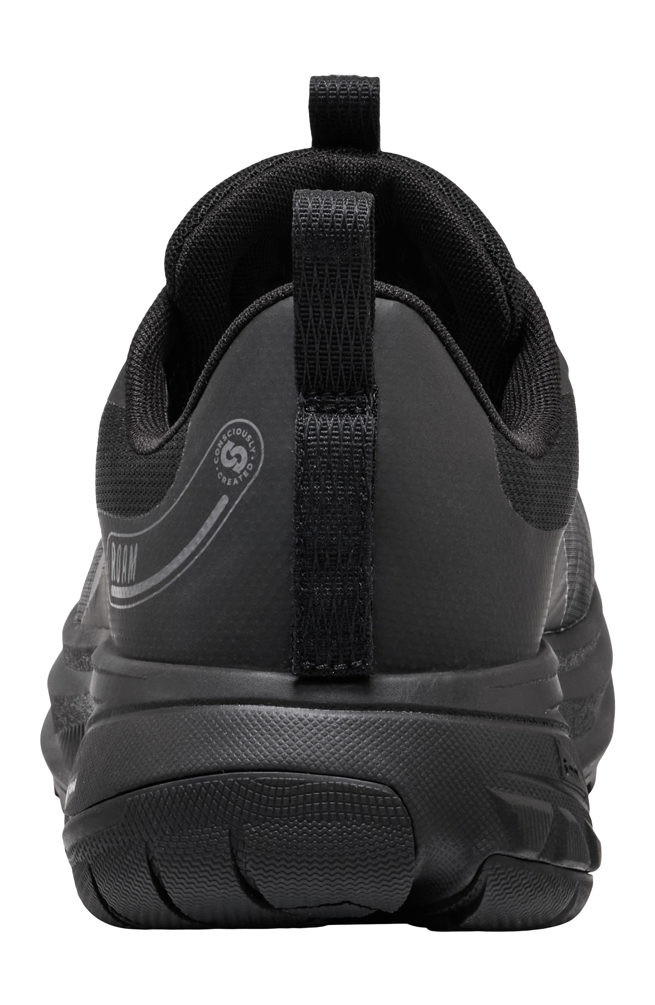 Roam Waterproof Running Sneaker, Alternate, color, BLACK/ BLACK
