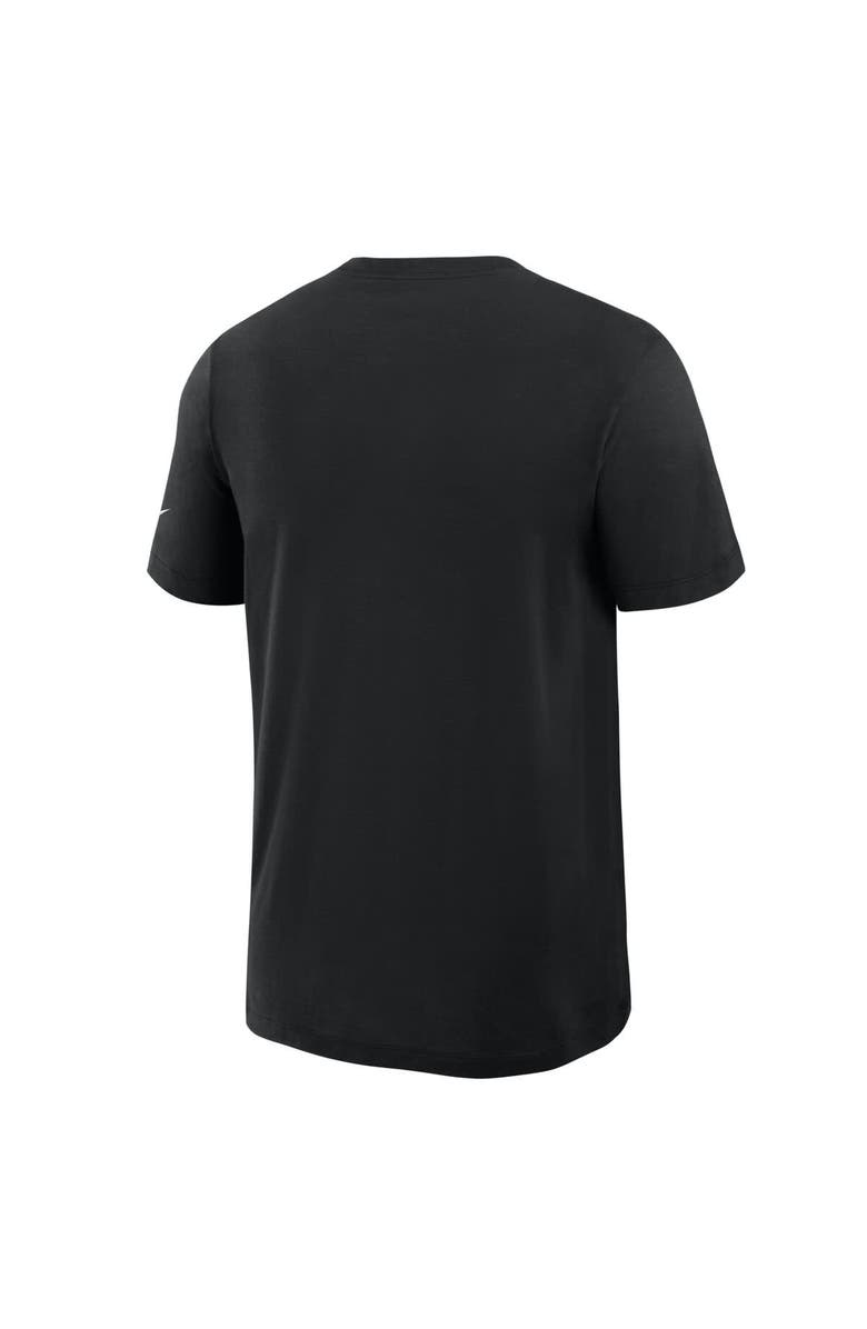 Nike Men's Nike Black Las Vegas Raiders Left End Run Slub Performance T-Shirt, Alternate, color, Black