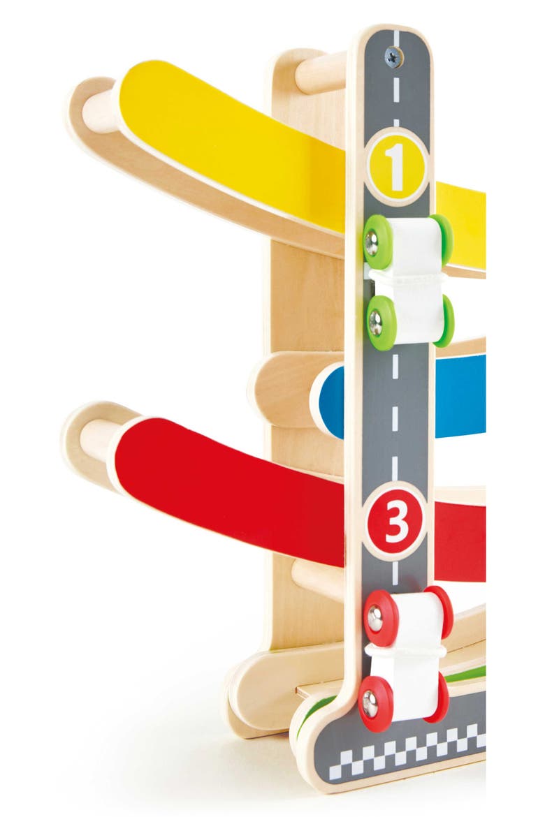 Fast Flip Wooden Racetrack Toy, Alternate, color, MULTI
