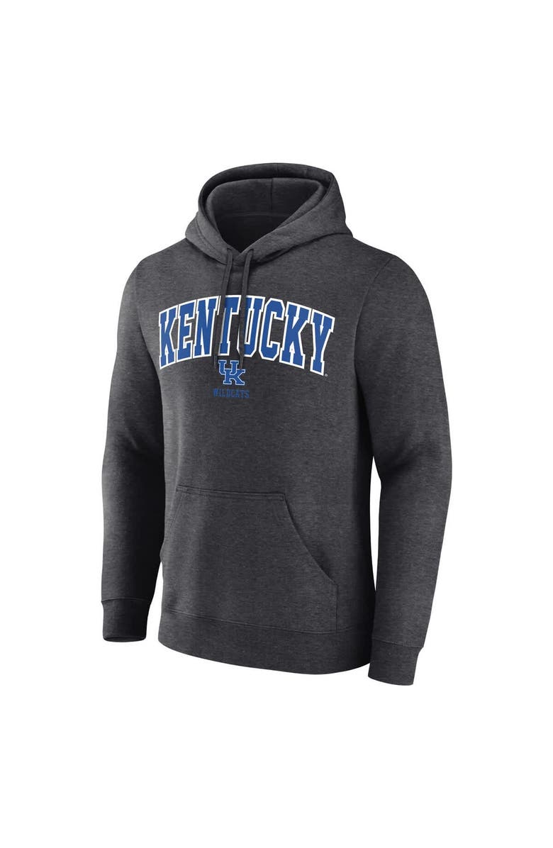 FANATICS Men's Fanatics Charcoal Kentucky Wildcats Team Wordmark Fleece Pullover Hoodie, Alternate, color, 