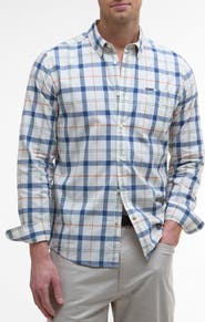 Barbour Rawley Tailored Fit Plaid Cotton Button-Down Shirt
