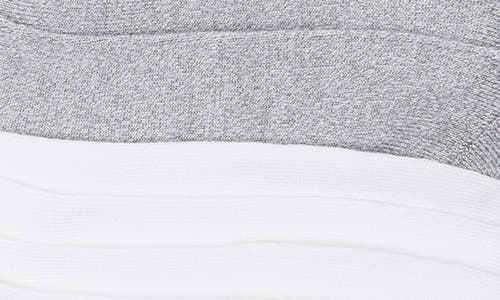 Nordstrom Rack 5-pack Pillow Sole Ankle Socks In White -grey Heather