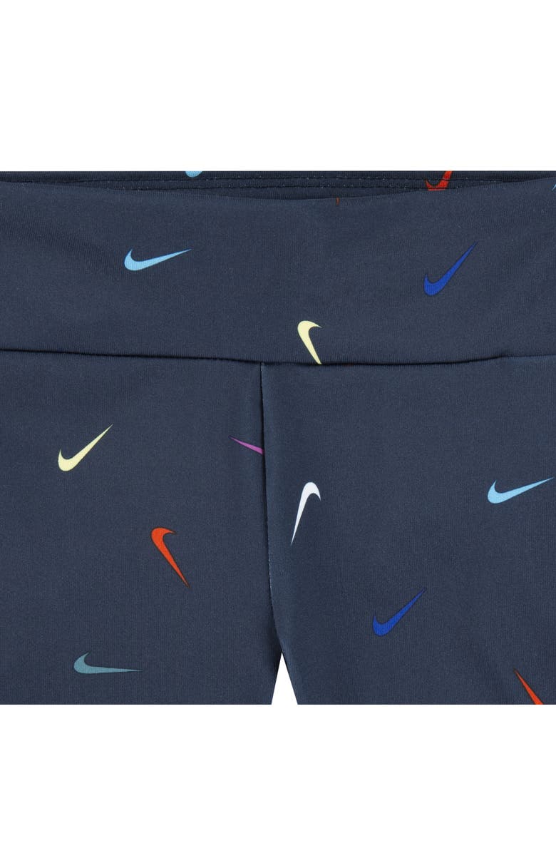 Nike Kids' Swoosh Leggings, Alternate, color, Obsidian