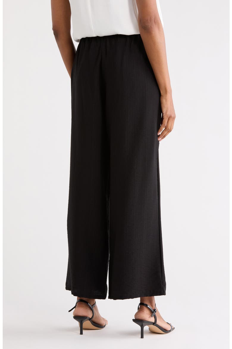 Drawstring Wide Leg Pants, Alternate, color, BLACK