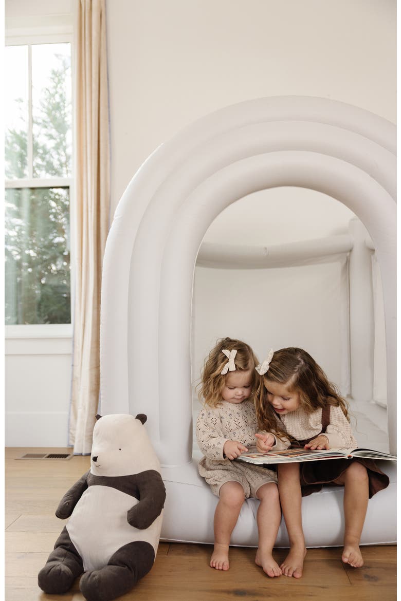 Mini Rainbow Bounce House, Alternate, color, WHITE