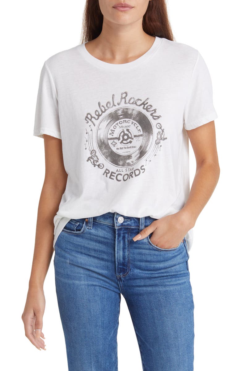 Lucky Brand Rebel Rockers Graphic T-Shirt, Main, color,