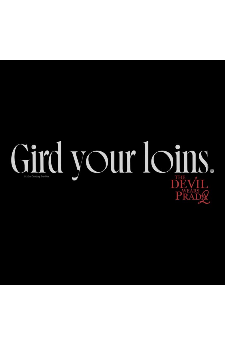 The Devil Wears Prada 2 Men's The Devil Wears Prada 2 Gird Your Loins Logo  Graphic T-Shirt, Alternate, color, Black