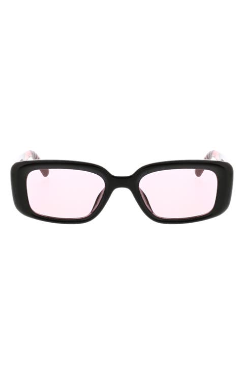 51mm Slim Rectangle Sunglasses
