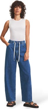 Ro&Zo Denim Drawstring Waist Jeans