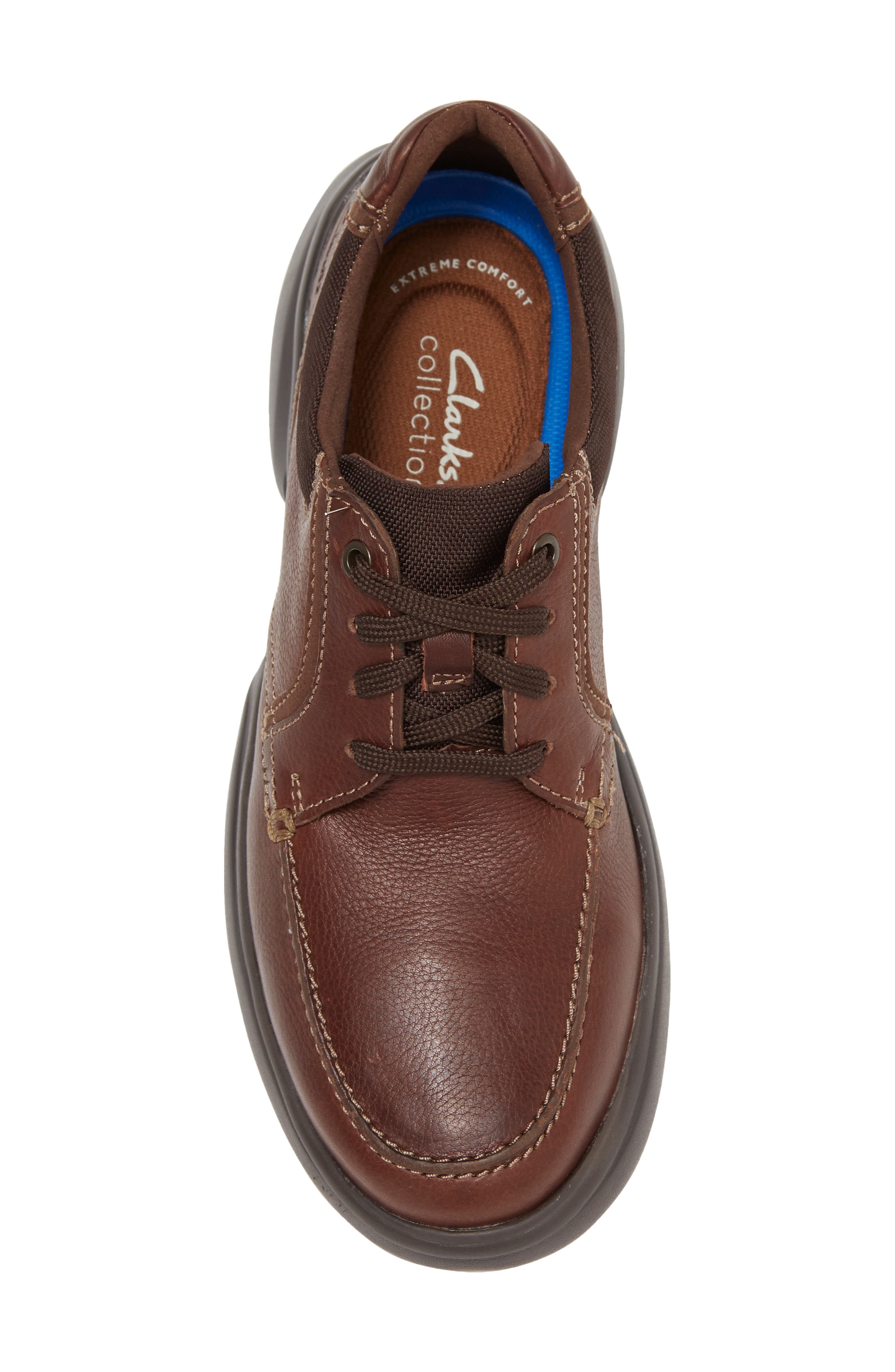Clarks<sup>®</sup> Bradley Vibe Moc Toe Sneaker - Wide Width Available, Alternate, color, 