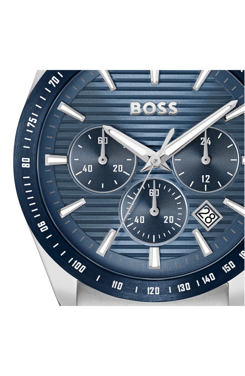 BOSS Strike Chronograph Bracelet Watch, 41mm, Alternate, color, Blue