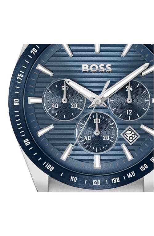 Hugo Boss Strike Chronograph, 41mm In Blue