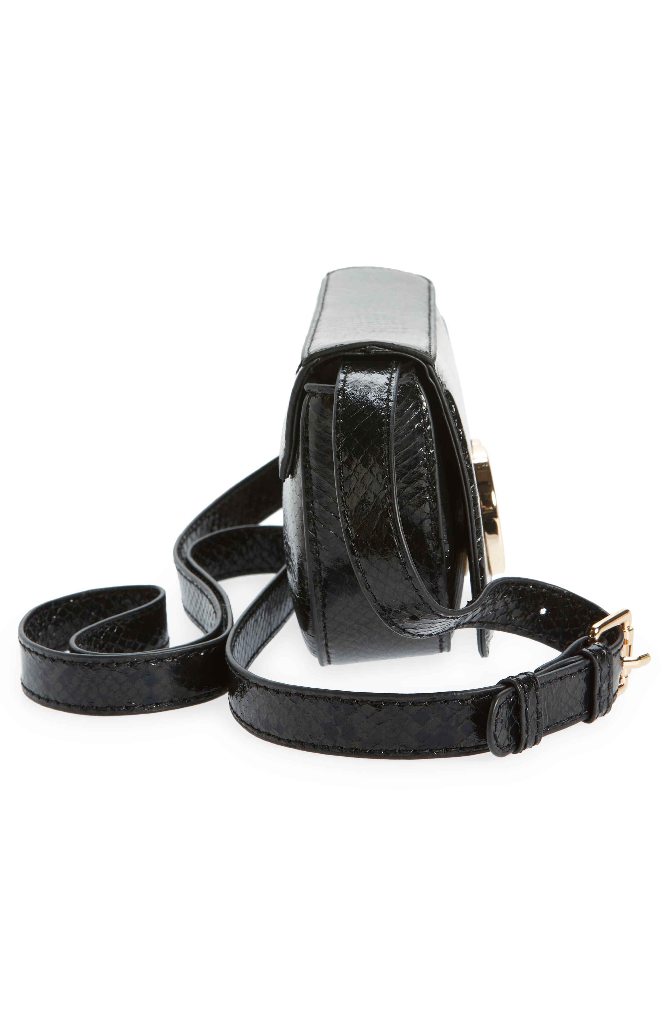 Topshop Hardware Crossbody Bag, Alternate, color, 